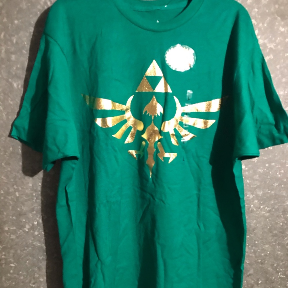 Legend of Zelda Skyward Sword Gold Foil T Shirt